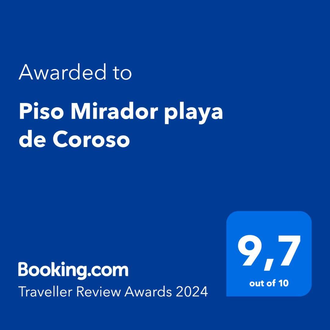 Apartmán Piso Mirador Playa De Coroso Ribeira Exteriér fotografie